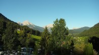 Archived image Webcam Berchtesgaden: Camping Site Allweglehen 06:00