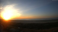Archiv Foto Webcam Spiekeroog: Badestrand 19:00