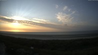 Archiv Foto Webcam Spiekeroog: Badestrand 19:00