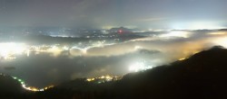 Archiv Foto Webcam Pyramidenkogel am Wörthersee 23:00