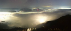 Archiv Foto Webcam Pyramidenkogel am Wörthersee 01:00