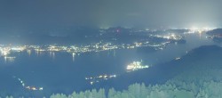Archiv Foto Webcam Pyramidenkogel am Wörthersee 23:00