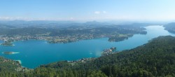 Archiv Foto Webcam Pyramidenkogel am Wörthersee 09:00