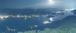 Archiv Foto Webcam Pyramidenkogel am Wörthersee 23:00