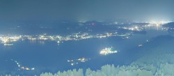 Archiv Foto Webcam Pyramidenkogel am Wörthersee 23:00