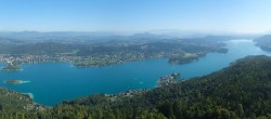 Archiv Foto Webcam Pyramidenkogel am Wörthersee 09:00
