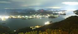 Archiv Foto Webcam Pyramidenkogel am Wörthersee 23:00