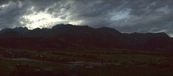 Archiv Foto Webcam Hauser Kaibling - Talstation 8er Gondelbahn 19:00