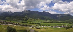 Archiv Foto Webcam Hauser Kaibling - Talstation 8er Gondelbahn 13:00