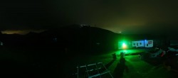 Archiv Foto Webcam Wildkogel-Arena: Ausblick Wildkogelbahn Bergstation 23:00