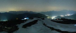 Archiv Foto Webcam Wagrain Grießenkareck - Bergstation Flying Mozart 01:00