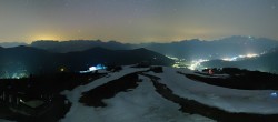 Archiv Foto Webcam Wagrain Grießenkareck - Bergstation Flying Mozart 01:00