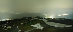 Archived image Webcam Wagrain - Top Station Flying Mozart 23:00