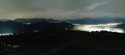 Archived image Webcam Wagrain - Top Station Flying Mozart 20:00
