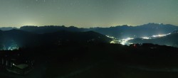 Archived image Webcam Wagrain - Top Station Flying Mozart 23:00