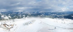 Archiv Foto Webcam Wagrain Grießenkareck - Bergstation Flying Mozart 09:00