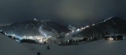 Archived image Webcam Saalbach - View from the Maisalm 23:00