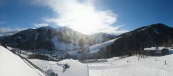 Archived image Webcam Saalbach - View from the Maisalm 13:00