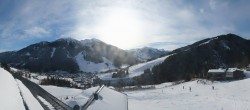 Archived image Webcam Saalbach - View from the Maisalm 13:00