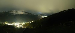 Archived image Webcam Saalbach - View from the Maisalm 03:00