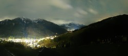 Archived image Webcam Saalbach - View from the Maisalm 19:00