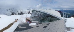 Archived image Webcam Axamer Lizum: Top station Olympia funicular 09:00