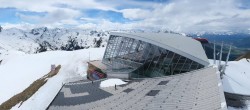 Archived image Webcam Axamer Lizum: Top station Olympia funicular 13:00
