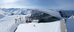 Archiv Foto Webcam Axamer Lizum: Bergstation Olympiabahn 13:00