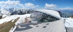 Archiv Foto Webcam Axamer Lizum: Bergstation Olympiabahn 11:00