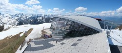 Archiv Foto Webcam Axamer Lizum: Bergstation Olympiabahn 13:00
