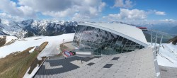 Archiv Foto Webcam Axamer Lizum: Bergstation Olympiabahn 09:00