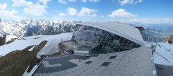 Archiv Foto Webcam Axamer Lizum: Bergstation Olympiabahn 11:00