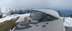 Archiv Foto Webcam Axamer Lizum: Bergstation Olympiabahn 09:00