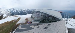 Archiv Foto Webcam Axamer Lizum: Bergstation Olympiabahn 13:00