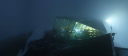 Archived image Webcam Axamer Lizum: Top station Olympia funicular 23:00