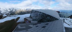 Archiv Foto Webcam Axamer Lizum: Bergstation Olympiabahn 07:00
