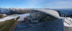 Archived image Webcam Axamer Lizum: Top station Olympia funicular 05:00