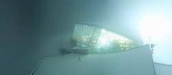 Archived image Webcam Axamer Lizum: Top station Olympia funicular 23:00