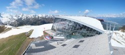 Archiv Foto Webcam Axamer Lizum: Bergstation Olympiabahn 09:00