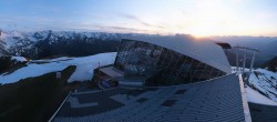 Archiv Foto Webcam Axamer Lizum: Bergstation Olympiabahn 19:00