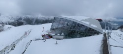 Archiv Foto Webcam Axamer Lizum: Bergstation Olympiabahn 17:00