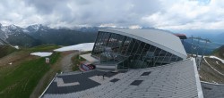 Archived image Webcam Axamer Lizum: Top station Olympia funicular 15:00