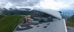Archiv Foto Webcam Axamer Lizum: Bergstation Olympiabahn 17:00