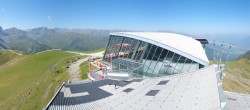 Archiv Foto Webcam Axamer Lizum: Bergstation Olympiabahn 09:00