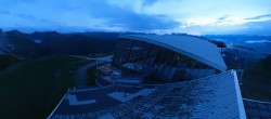 Archived image Webcam Axamer Lizum: Top station Olympia funicular 19:00