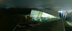 Archived image Webcam Axamer Lizum: Top station Olympia funicular 21:00