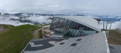 Archived image Webcam Axamer Lizum: Top station Olympia funicular 09:00