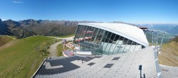Archiv Foto Webcam Axamer Lizum: Bergstation Olympiabahn 09:00