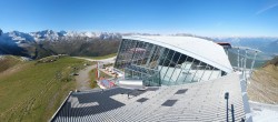 Archiv Foto Webcam Axamer Lizum: Bergstation Olympiabahn 09:00