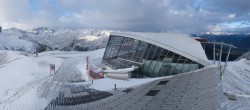 Archiv Foto Webcam Axamer Lizum: Bergstation Olympiabahn 07:00